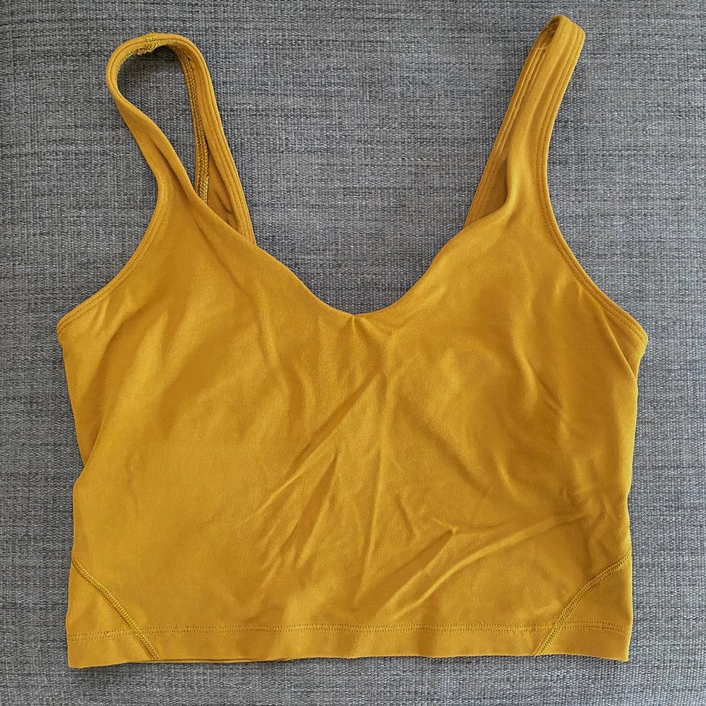 Lululemon Align Top Gold Spice